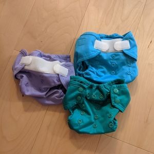 rumparooz newborn cloth diaper lot